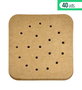Inde Set 40 Papeles Airfryer Perforados Cuadrados 20 cm (24 Unidades)
