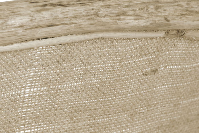 DKD Home Decor Sillon Bali 24 radhika Colonial Marron Blanco Ratán Algodón 66 x 88 x 63 cm