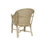 DKD Home Decor Sillón de Ratán y Algodón con Cojín Natural