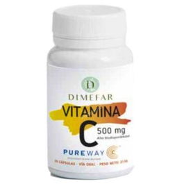 Dimefar Vitamina C 500mg Pureway-C 30 Cápsulas Vegetales