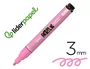 Liderpapel Rotulador Acrílico Base Agua, Punta Redonda 3 mm, Todo Tipo de Superficie, Rosa Claro