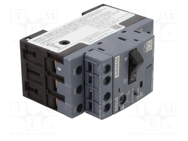 SIEMENS 3RV1011-1HA15 Interruptor motorizado 3kW NO + NC SIEMENS 3RV1011-1HA15 Interruptor motorizado 3kW NO + NC