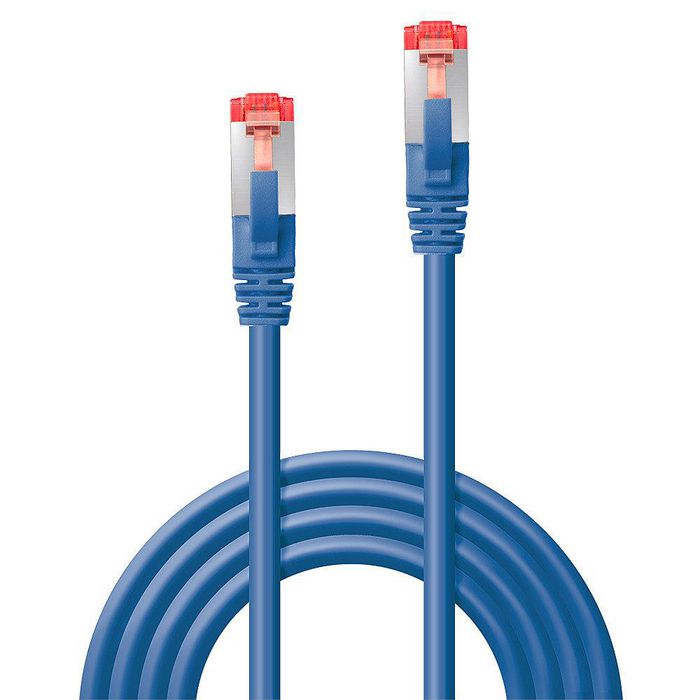 Lindy Cable de Red Cat.6 S/FTP de 20m, Color Azul, para Ethernet de hasta 1GBase-T, 250MHz