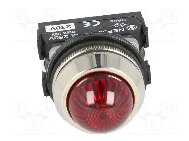 PROMET Lámpara de control NEF30 roja