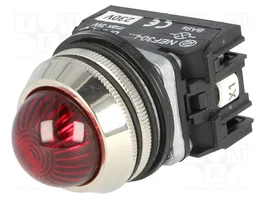 PROMET Lámpara de control NEF30 roja