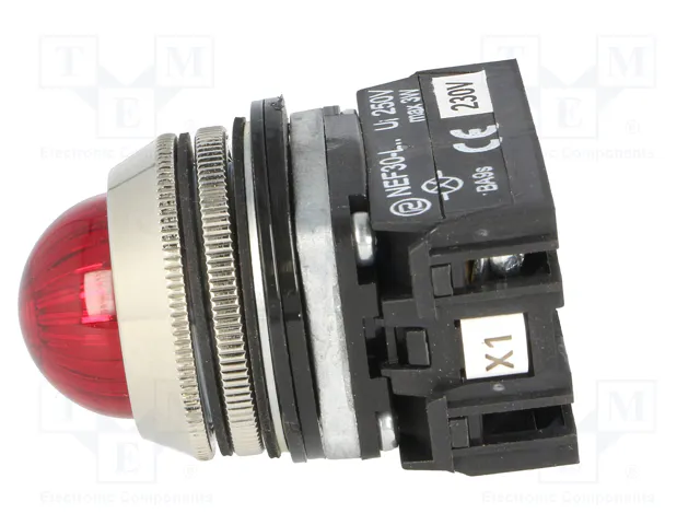 PROMET Lámpara de control NEF30 roja