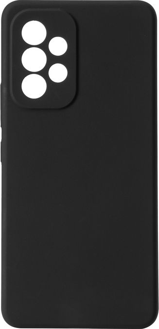 eSTUFF Funda de silicona para Samsung Galaxy A53 5G, diseño MADRID, protección completa con forro de microfibra - Negra