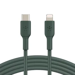 Belkin Cable USB-C a Lightning CAA003BT2MBK 2m Negro, Carga Rápida, Certificación MFi