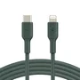 Belkin Cable USB-C a Lightning CAA003BT2MBK 2m Negro, Carga Rápida, Certificación MFi