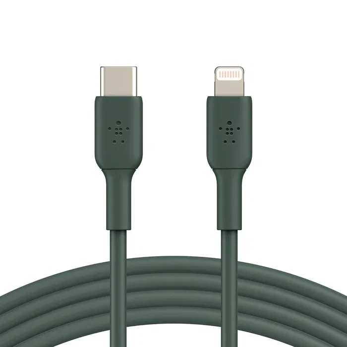 Belkin Cable USB-C a Lightning CAA003BT2MBK 2m Negro, Carga Rápida, Certificación MFi