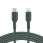 Belkin Cable USB-C a Lightning CAA003BT2MBK 2m Negro, Carga Rápida, Certificación MFi