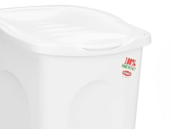 Stefanplast Pongotodo Primavera 25L Blanco 28x40x36cm Plástico (Set de 6)