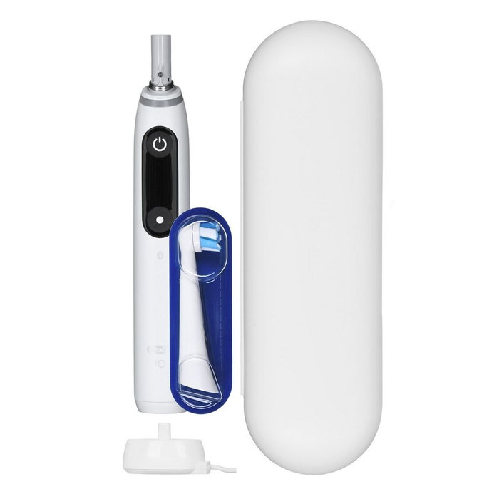 Oral-B iO 6 blanco con tecnología magnética y estuche de transporte
