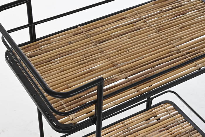 Camarera Balines DKD Home Decor Natural Negro 37.5 x 70.5 x 68 cm Camarera Balines DKD Home Decor Natural Negro 37.5 x 70.5 x 68 cm