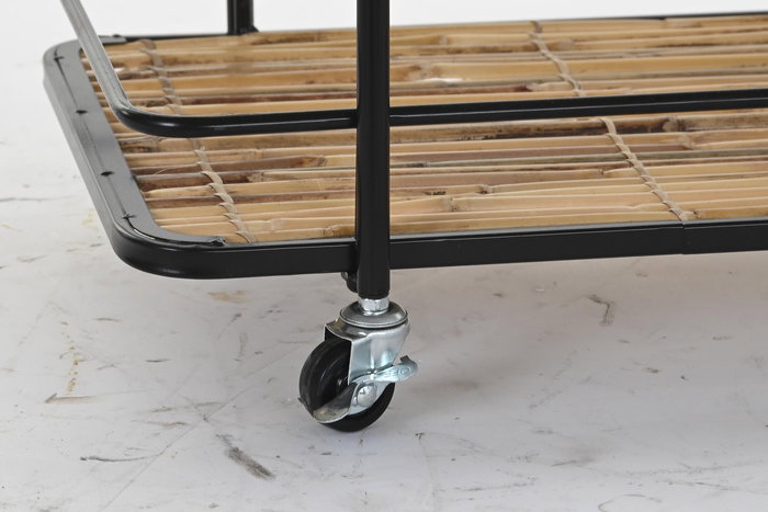 Camarera Balines DKD Home Decor Natural Negro 37.5 x 70.5 x 68 cm Camarera Balines DKD Home Decor Natural Negro 37.5 x 70.5 x 68 cm