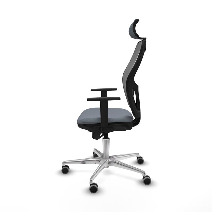 PIQUERAS Y CRESPO Silla de oficina Jorquera Gris con mecanismo Sincro