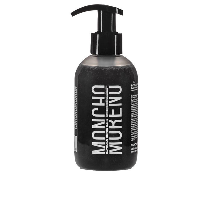 Moncho Moreno Bathman Detox Hair Champú de Carbón Activo Purificante 500 ml - Sin Sulfatos, Para Raíz Grasa y Puntas Secas Moncho Moreno Bathman Detox Hair Champú de Carbón Activo Purificante 500 ml - Sin Sulfatos, Para Raíz Grasa y Puntas Secas