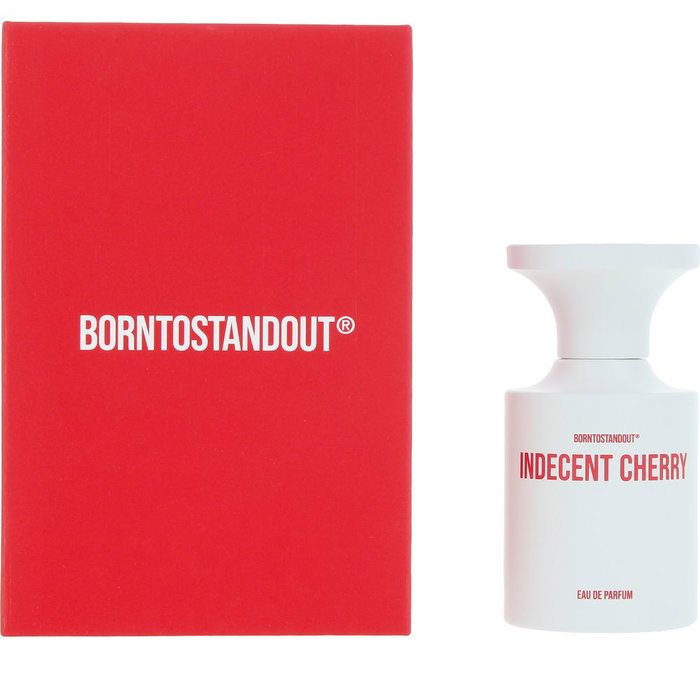 Borntostandout INDECENT CHERRY Eau de Parfum (EDP) Vaporizador 50 ml - Perfume femenino con notas de cereza, floral y gourmand