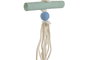 DKD Home Decor Decoración Colgante Albasia Azul y Blanco Surtida