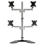 Startech.com Base Soporte de Escritorio para 4 Monitores - Articulado - Acero y Aluminio