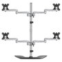 Startech.com Base Soporte de Escritorio para 4 Monitores - Articulado - Acero y Aluminio