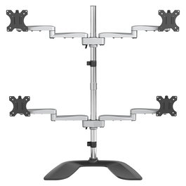 Startech.com Base Soporte de Escritorio para 4 Monitores - Articulado - Acero y Aluminio