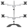 Startech.com Base Soporte de Escritorio para 4 Monitores - Articulado - Acero y Aluminio