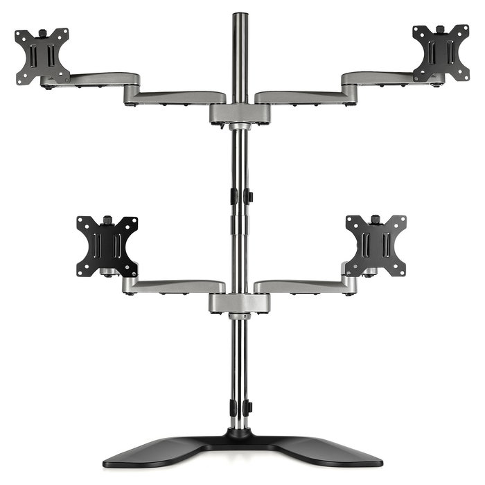 Startech.com Base Soporte de Escritorio para 4 Monitores - Articulado - Acero y Aluminio