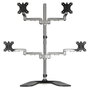 Startech.com Base Soporte de Escritorio para 4 Monitores - Articulado - Acero y Aluminio