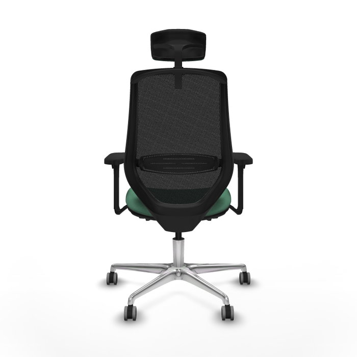 PIQUERAS Y CRESPO Silla de oficina Mardos Verde esmeralda y Negro con mecanismo Sincro/Traslack, Brazos 3D y Cabecero 2D, Ruedas 65 mm para parqué PIQUERAS Y CRESPO Silla de oficina Mardos Verde esmeralda y Negro con mecanismo Sincro/Traslack, Brazos 3D y Cabecero 2D, Ruedas 65 mm para parqué