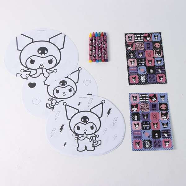 Cerdá Álbum Actividades Coloreable Hello Kitty Kuromi Black Cerdá Álbum Actividades Coloreable Hello Kitty Kuromi Black