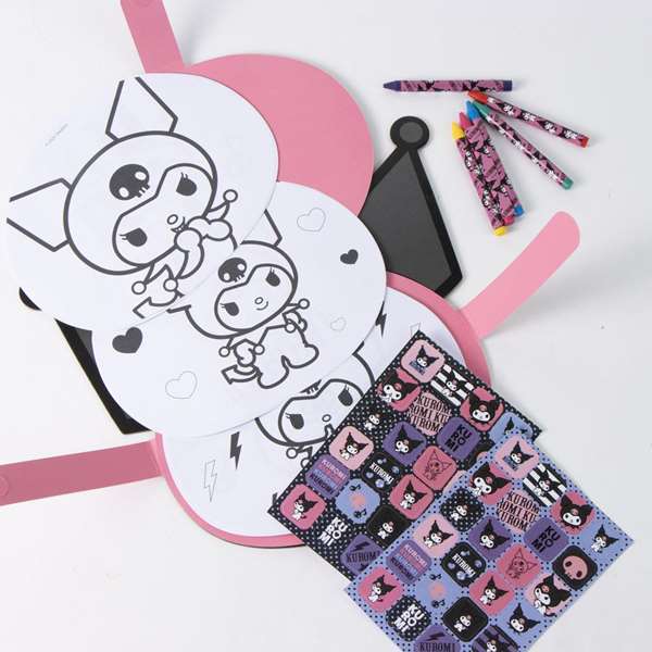 Cerdá Álbum Actividades Coloreable Hello Kitty Kuromi Black Cerdá Álbum Actividades Coloreable Hello Kitty Kuromi Black
