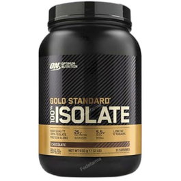 Optimum Nutrition Gold Standard 100% Whey Protein Isolate, Polvo, Sabor Fresa, 907 g (2 lb)
