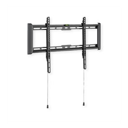 VALUE Soporte de TV para pared, fijo, para pantallas de 37 a 80 pulgadas, soporte hasta 75 kg, color negro