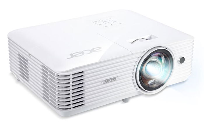 Acer S1386WHN Proyector DLP para Negocios - 3600 Lúmenes ANSI, Resolución WXGA (1280x800), 3D Ready, Blanco