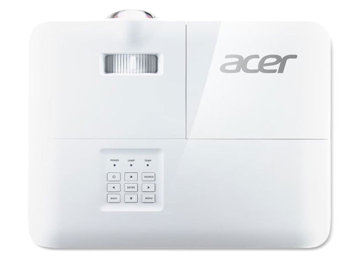 Acer S1386WHN Proyector DLP para Negocios - 3600 Lúmenes ANSI, Resolución WXGA (1280x800), 3D Ready, Blanco