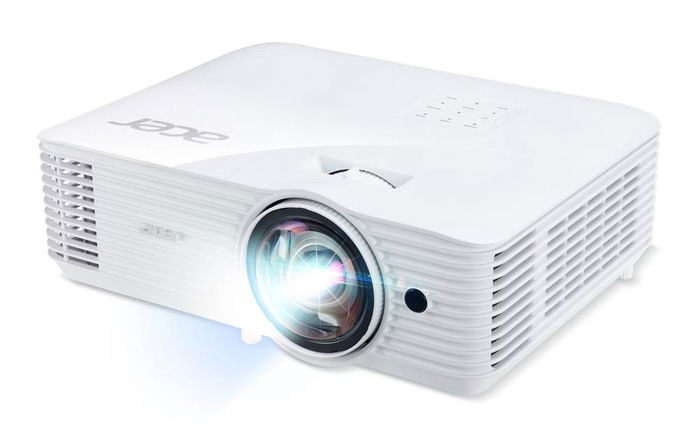 Acer S1386WHN Proyector DLP para Negocios - 3600 Lúmenes ANSI, Resolución WXGA (1280x800), 3D Ready, Blanco