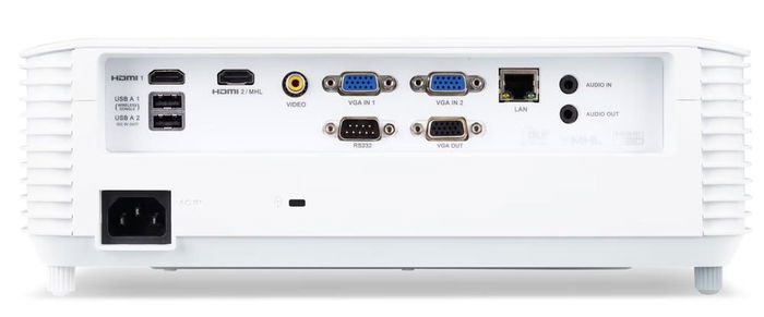 Acer S1386WHN Proyector DLP para Negocios - 3600 Lúmenes ANSI, Resolución WXGA (1280x800), 3D Ready, Blanco