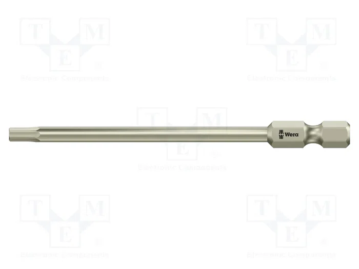 WERA Punta de destornillador Hex-Plus HEX 3/32 pulg 89 mm WERA Punta de destornillador Hex-Plus HEX 3/32 pulg 89 mm