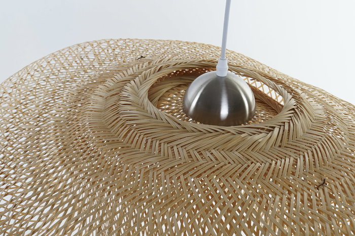 DKD Home Decor Lampara Techo Balines Natural Bambu 60 x 45 x 105 cm Hecho a Mano E27 DKD Home Decor Lampara Techo Balines Natural Bambu 60 x 45 x 105 cm Hecho a Mano E27
