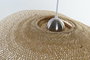 DKD Home Decor Lampara Techo Balines Natural Bambu 60 x 45 x 105 cm Hecho a Mano E27