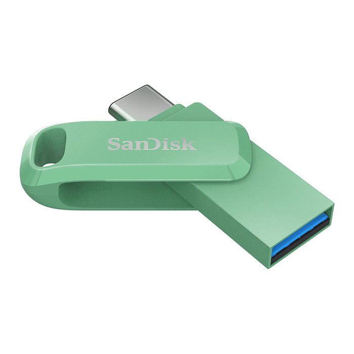 SanDisk Ultra Dual Drive Go USB-C 2TB - Memoria USB Tipo-C y Tipo-A, Velocidad 400 MB/s, Verde