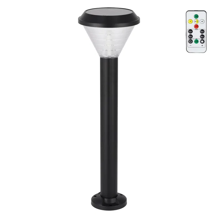 Nukus Baliza LED Solar 6V/3W Panel 3,7V/4000mAh Batería Luz Cálida 3000K Exterior Jardín