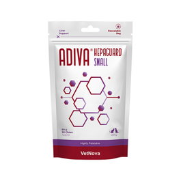 Vetnova Adiva Hepaguard Small 30 Chewables para perros pequeños