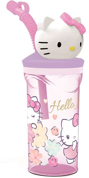 Stor Vaso Figurita 3D Hello Kitty 360 ml