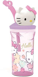 Stor Vaso Figurita 3D Hello Kitty 360 ml