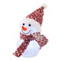 Lumineo Muñeco de nieve con microled, modelos variados, Ø6 x 16 cm