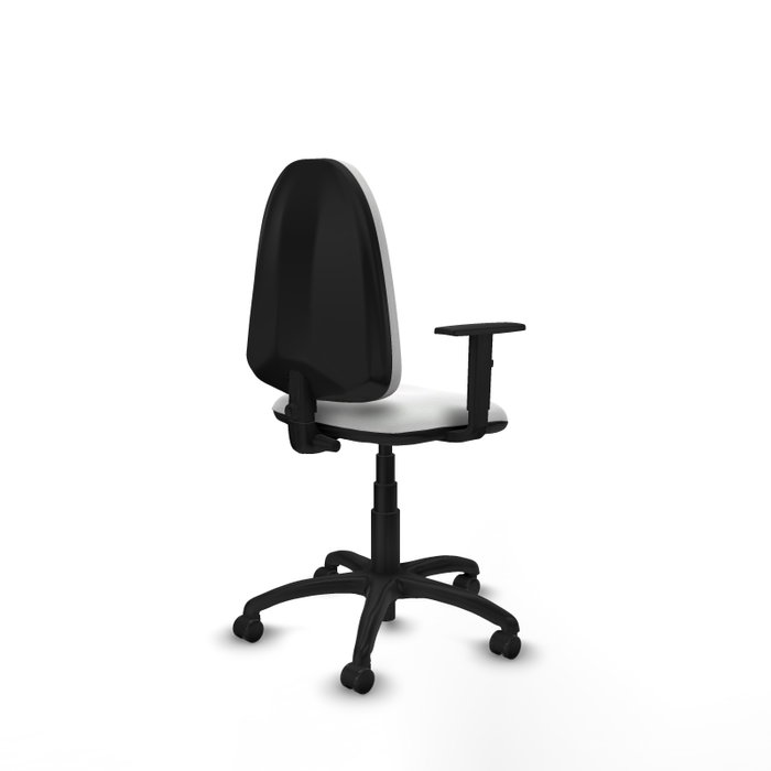 PIQUERAS Y CRESPO Silla de oficina Aýna Blanca con Brazos 1D PIQUERAS Y CRESPO Silla de oficina Aýna Blanca con Brazos 1D
