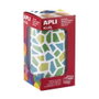 Apli Gomets Mosaicos Removibles 2460u 30 Hojas Tonos Surtidos
