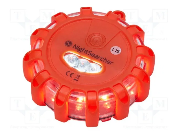 NightSearcher Pulsar AAA Lámpara de advertencia roja NightSearcher Pulsar AAA Lámpara de advertencia roja